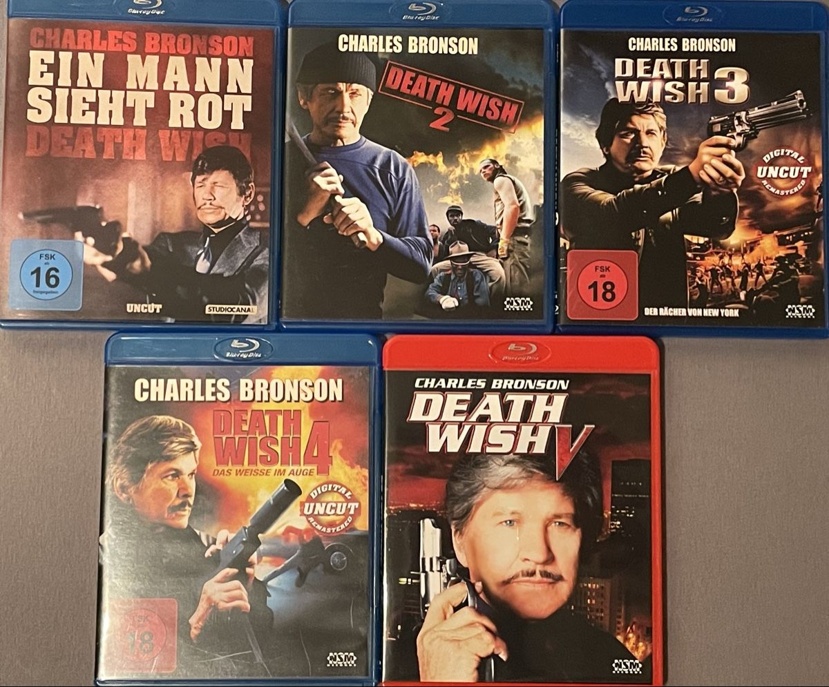 Tutti i DVDs: Death Wish 1-5 – Nuovo (secondo la descrizione) da Waldenburg venduto da Gonzo8
