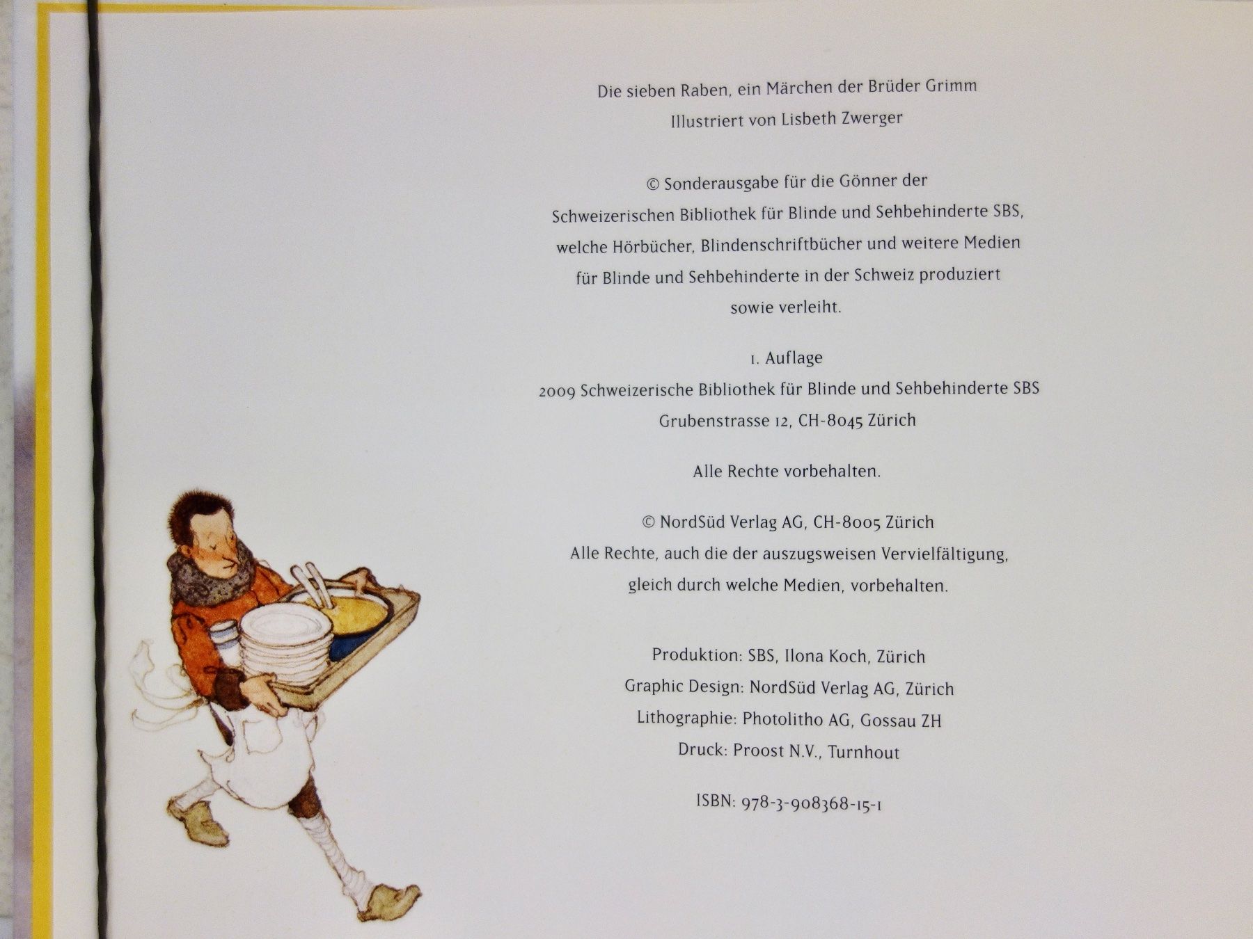 Bücher: Die sieben Raben, Brüder Grimm, Lisbeth Zwerger NEU – Neu (gemäss Beschreibung) aus Kerzers von wisaundso 2