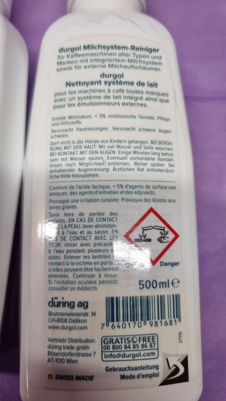 Macchine per caffè & Macchine per espresso: Durgol Milchsystem-Reiniger 500 ml – Nuovo (secondo la descrizione) da Rebstein venduto da James-Dean 2