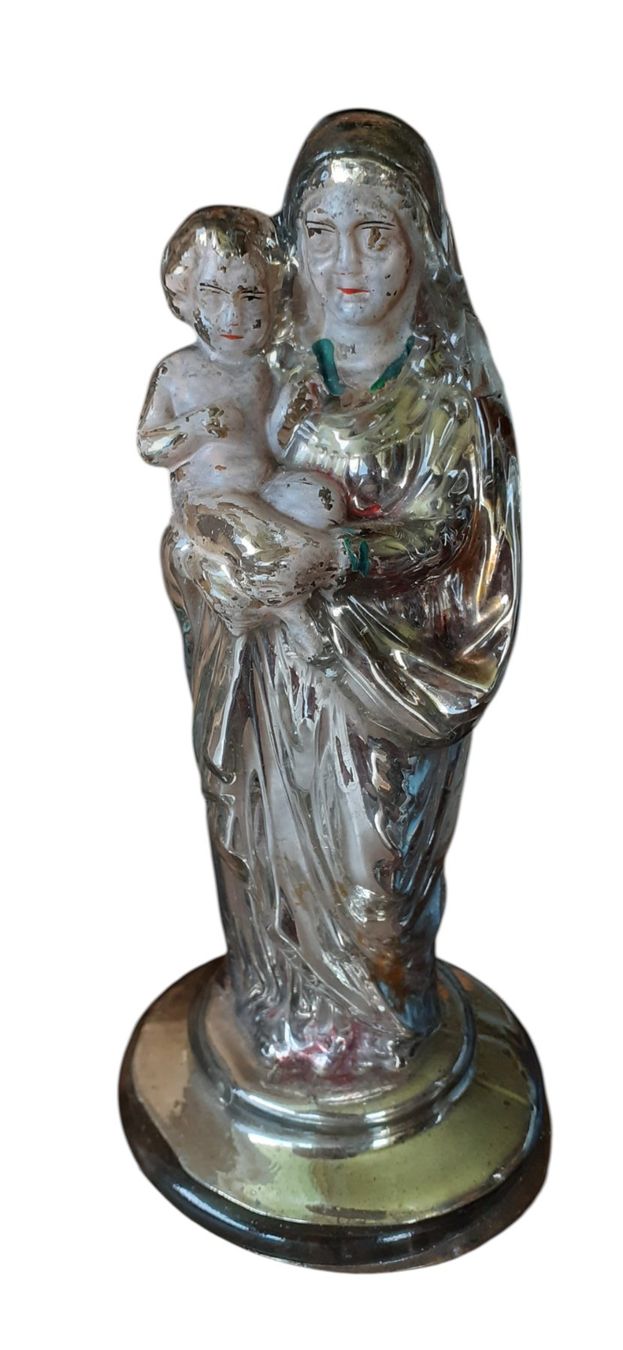 Statuette: Figur Bauernsilber Maria – Usato da Mörschwil venduto da antiksalon21 7