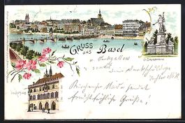 Litho Basel, Teilansicht, St. Jakobsdenk