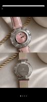 Montre Swarovski Crystal Time femme rose cuir bon état