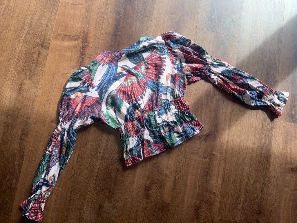Farm Rio Top: New Farm Rio Parrot print top - S – Nuovo e nell'imballaggio originale da St-Sulpice VD venduto da juhdu 6