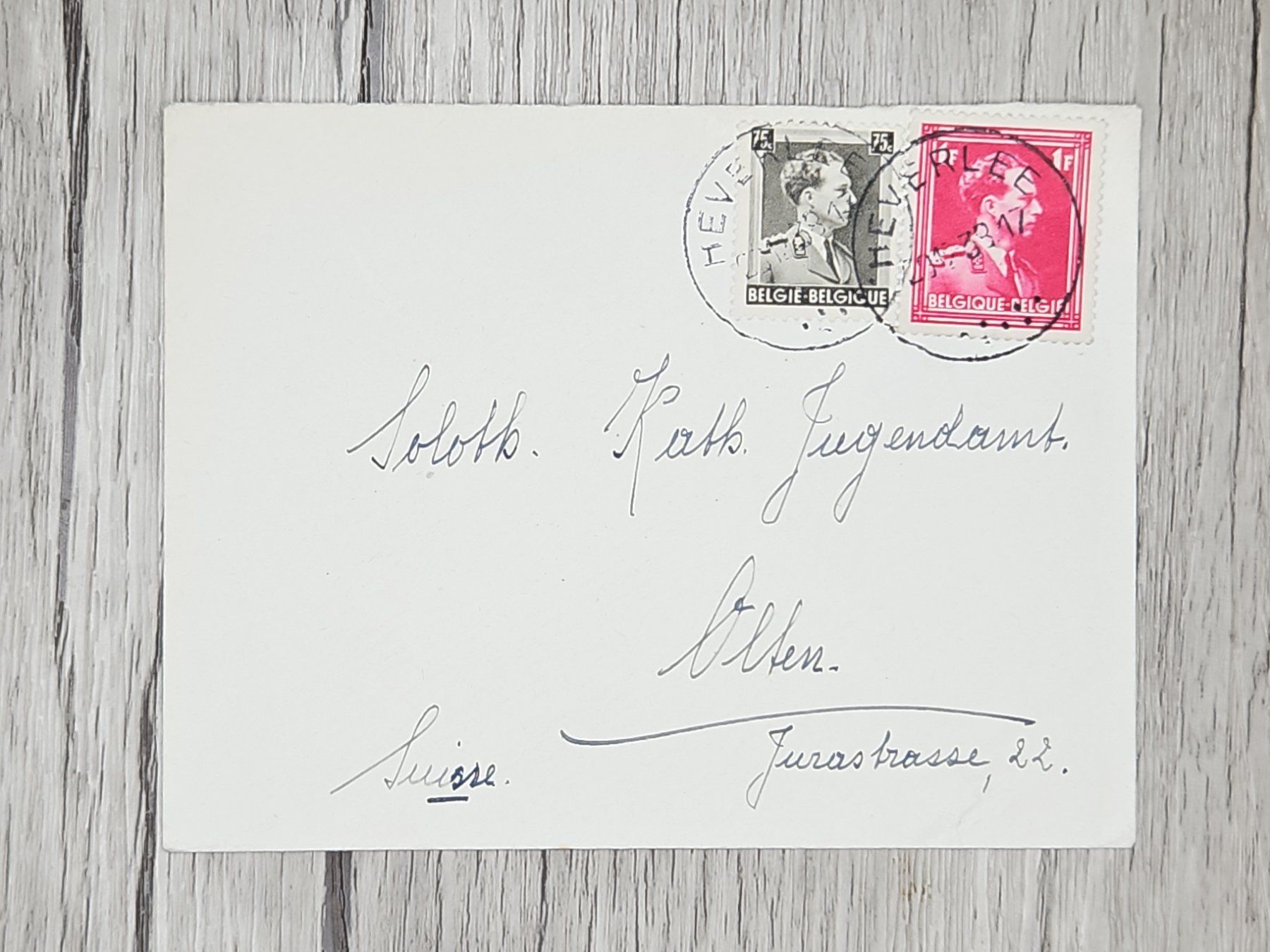 Tutti i francobolli: CL14 Enveloppe + Timbre Belgique 1938 – Usato da Cousset venduto da Patrick_Collections