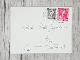 CL14 Enveloppe + Timbre Belgique 1938