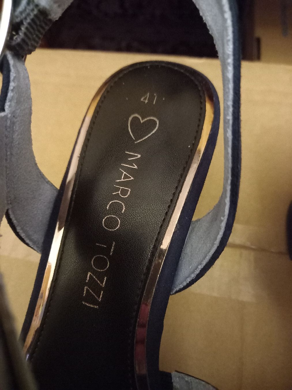 Scarpe da donna: Sandalen Marco Tozzi Gr. 41 – Nuovo (secondo la descrizione) da Basel venduto da Teddyfan92 1
