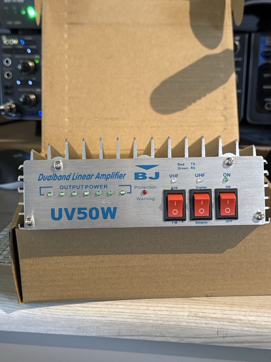 Radiocomunicazione: BJ UV50W Endstufe – Nuovo e nell'imballaggio originale da Sternenberg venduto da Mcfraui