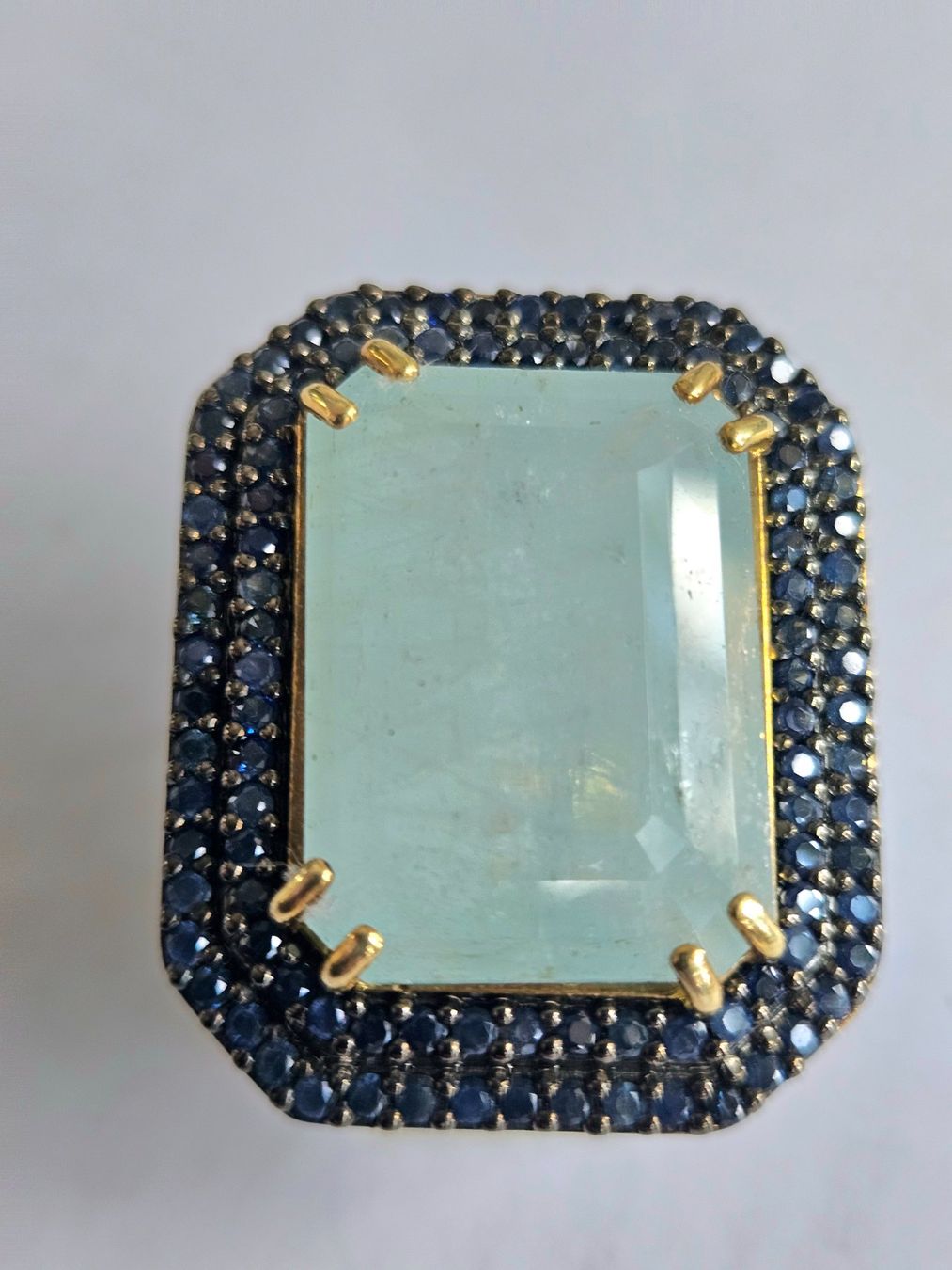 Anelli: Ring Aquamarin Safir 57 – Nuovo (secondo la descrizione) da Zürich venduto da Bieter04 1