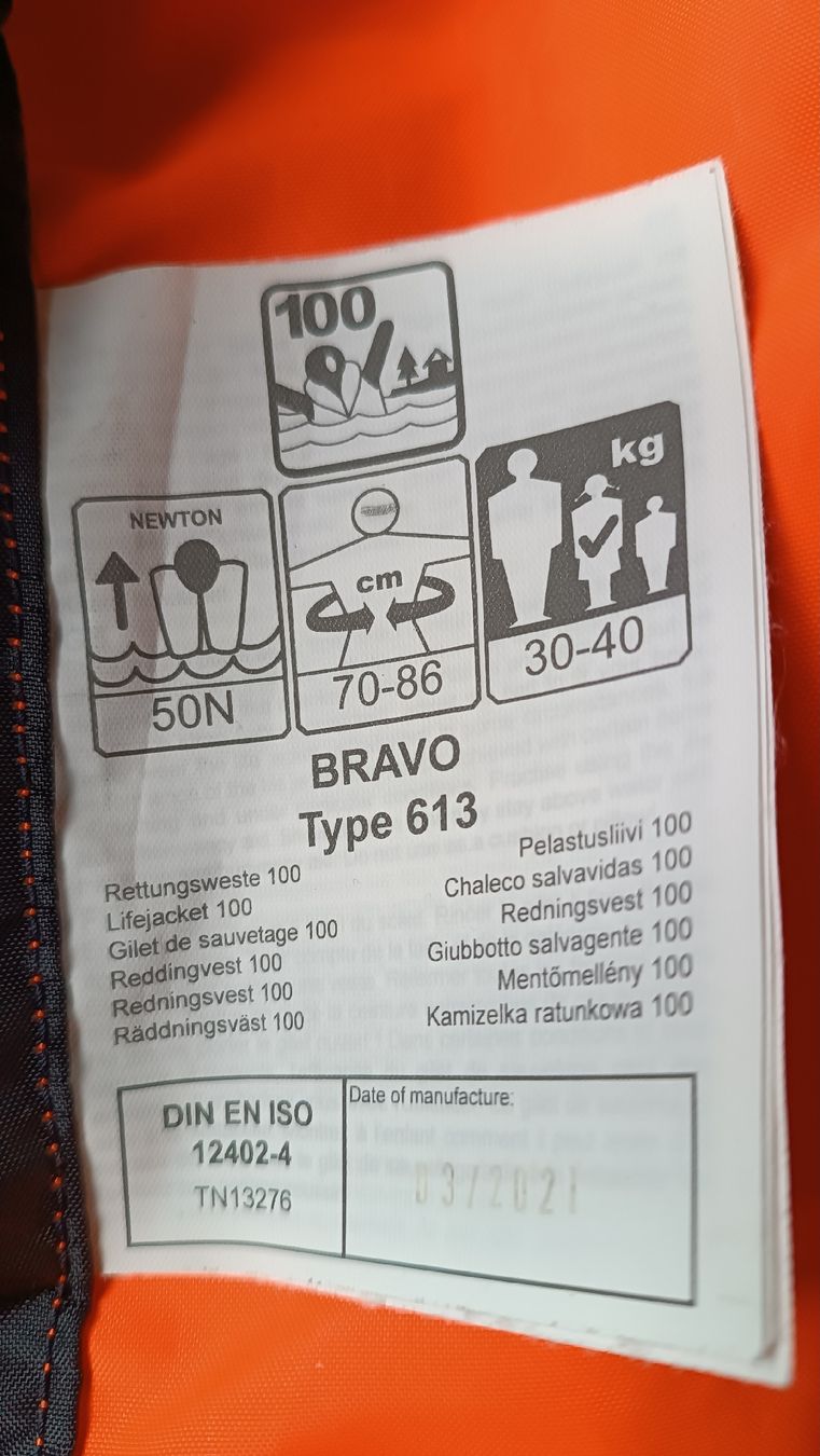Secumar Gilets de sauvetage: Schwimmweste SECUMAR Bravo 100 – Neuf (Voir description) à Reichenbach i. K. par staldi101 1