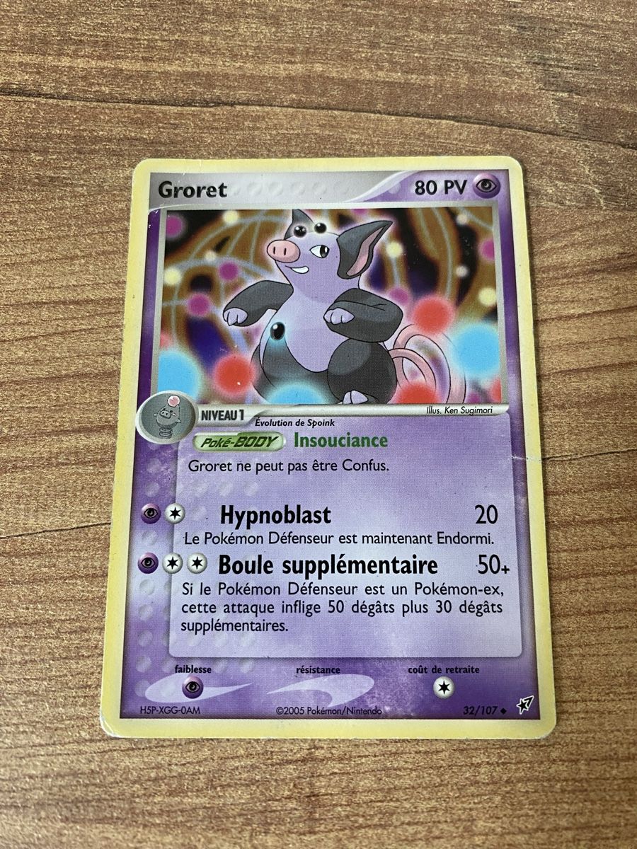 Pokémon Cartes à collectionner: 2005 Carte Pokémon Groret 32/107 – D'occasion à Rossemaison par Carduelis