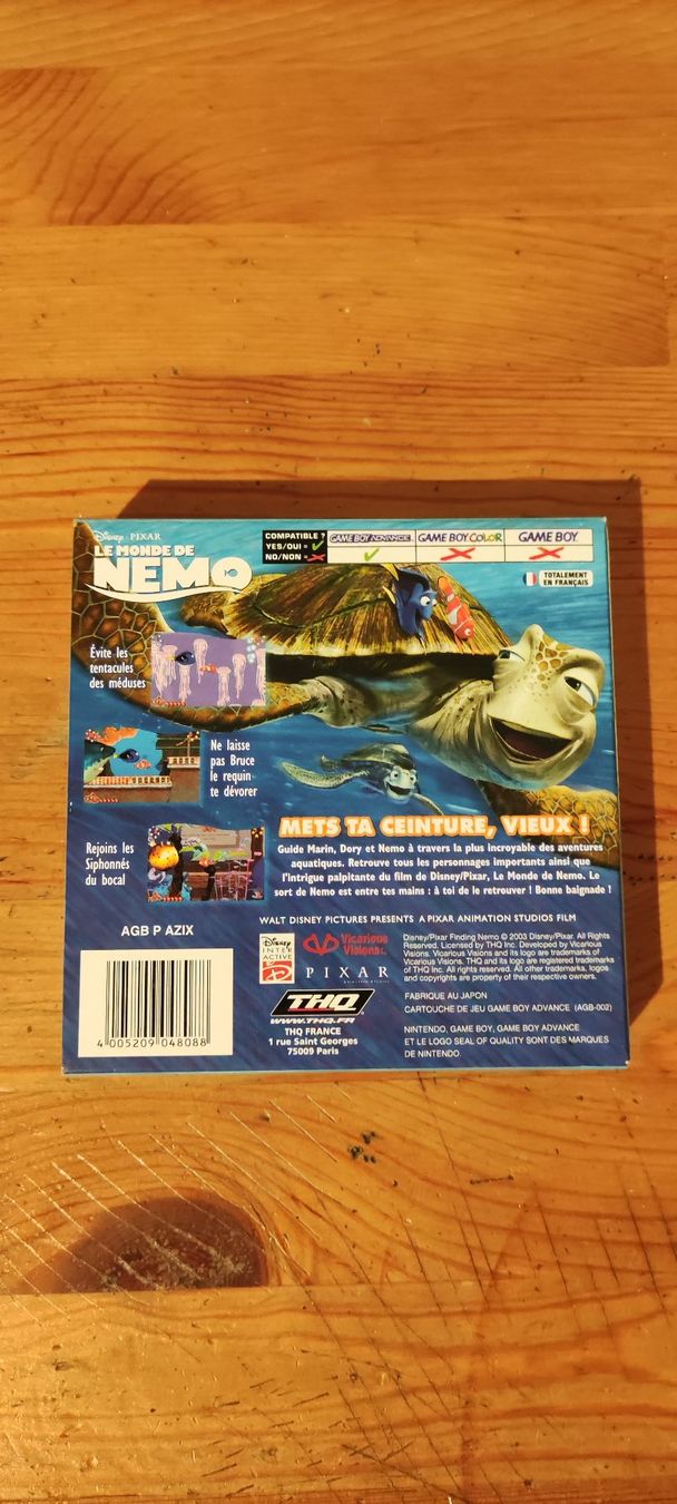 Disney Giochi: Le monde de Nemo - Game Boy Advance – Usato da Yverdon-les-Bains venduto da Lionel123123123 1