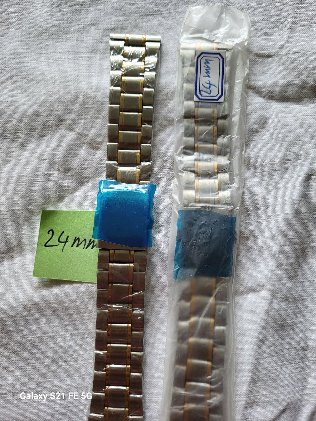 Bracciali & Braccialetti: 24mm Uhrenarmband, Stainless Steel – Nuovo e nell'imballaggio originale da Riehen venduto da tamola67