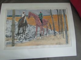 lithographie  signée, Hermann  Alfred SIGG,1955