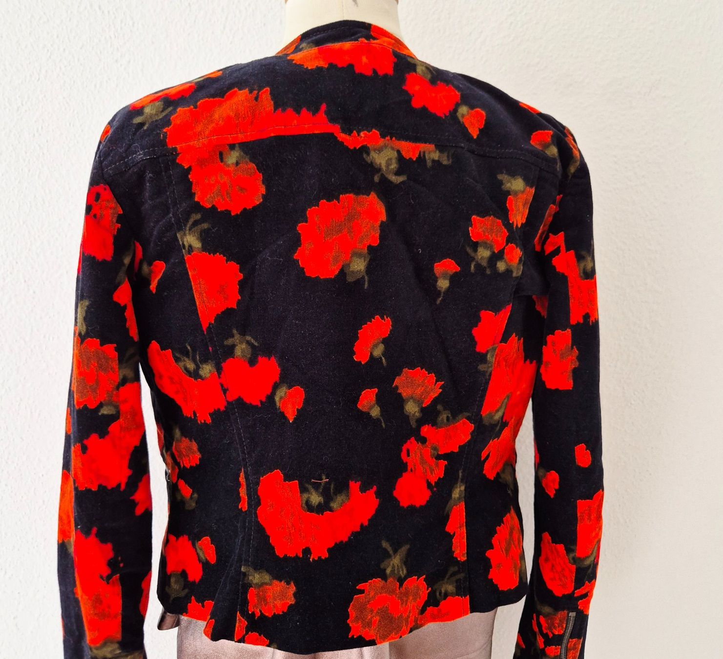 Sportmax Jacken: SPORTMAX CODE JACKE BLAZER BIKERJACKE 38 M BLÜTEN,  TOP – Neu (gemäss Beschreibung) aus Elsau von the-colorful-side 9