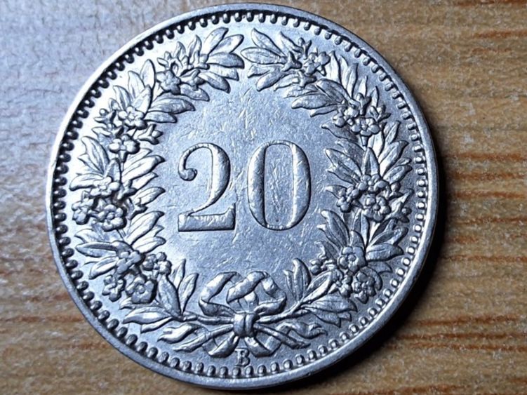 Tutti le monete: 20 Rappen 1936 – Usato da Münchenstein venduto da purbach1 3