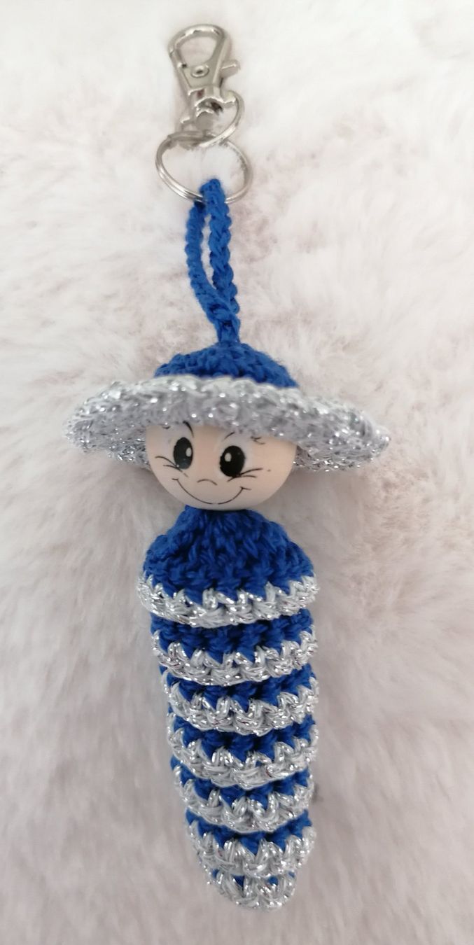 Tutte le decorazioni: Handgemacht Glückswürmchen 6 Stück Blau – Nuovo e nell'imballaggio originale da Rümlang venduto da TRICE67 2