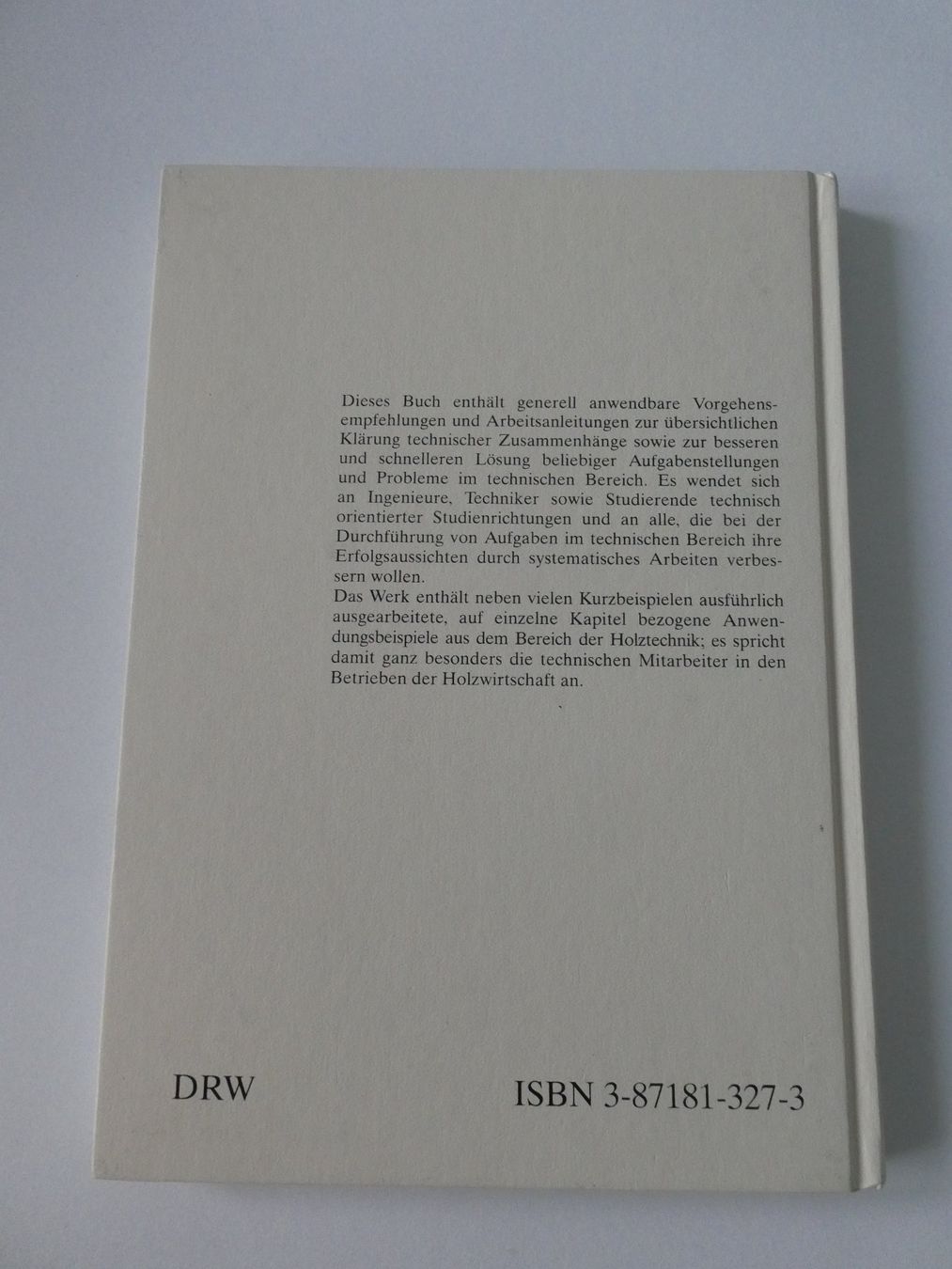 Libri: Buch: Technik mit System (Holzwirtschaft) – Usato da Préverenges venduto da Andreas03 3