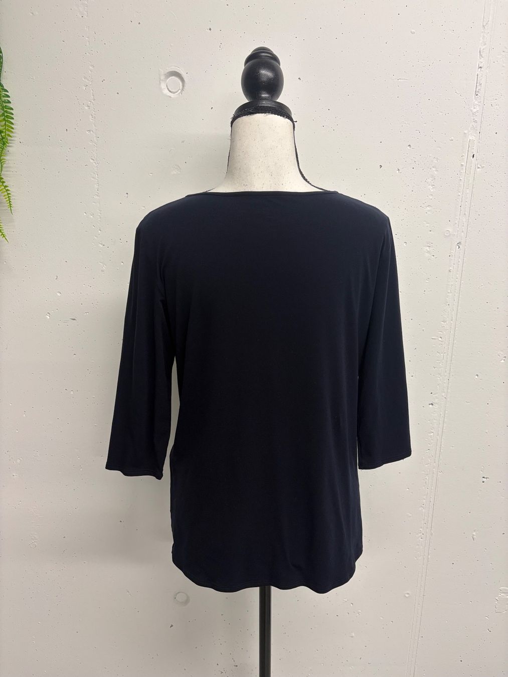 Marc Cain T-shirt: Marc Cain Shirt blau Rundhalsausschnitt 42 Basic 3/4 Ärmel – Nuovo (secondo la descrizione) da Regensdorf venduto da sec_l5cr 2
