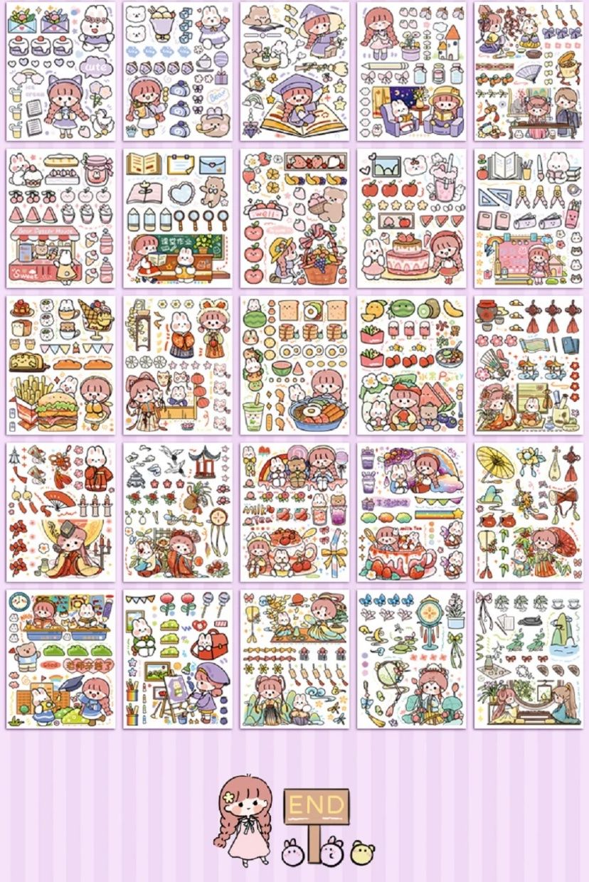 Aufkleber: Hübsche Aufkleber aus Washi Papier – Neu und originalverpackt aus Küttigen von sailormars 3