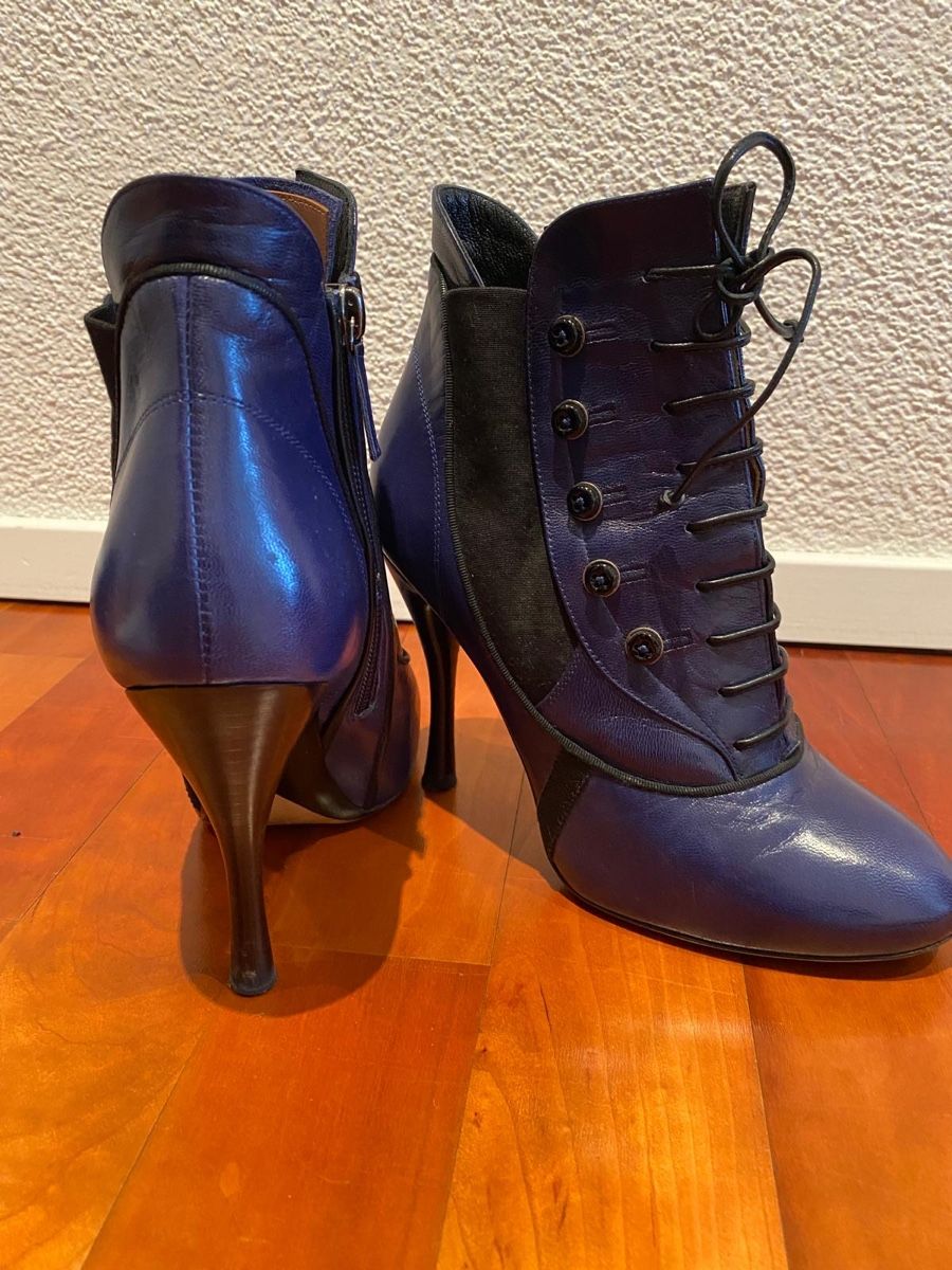 Scarpe da donna: Stiefeletten Tabitha Simmons Leder blau – Usato da Zug venduto da Markan67 6