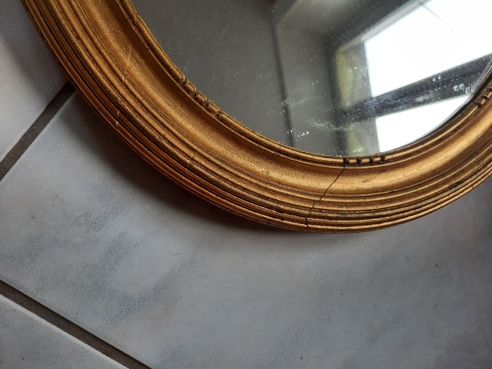 Specchi: MIROIR ancien, ovale – Usato da Le Locle venduto da marylise01 4