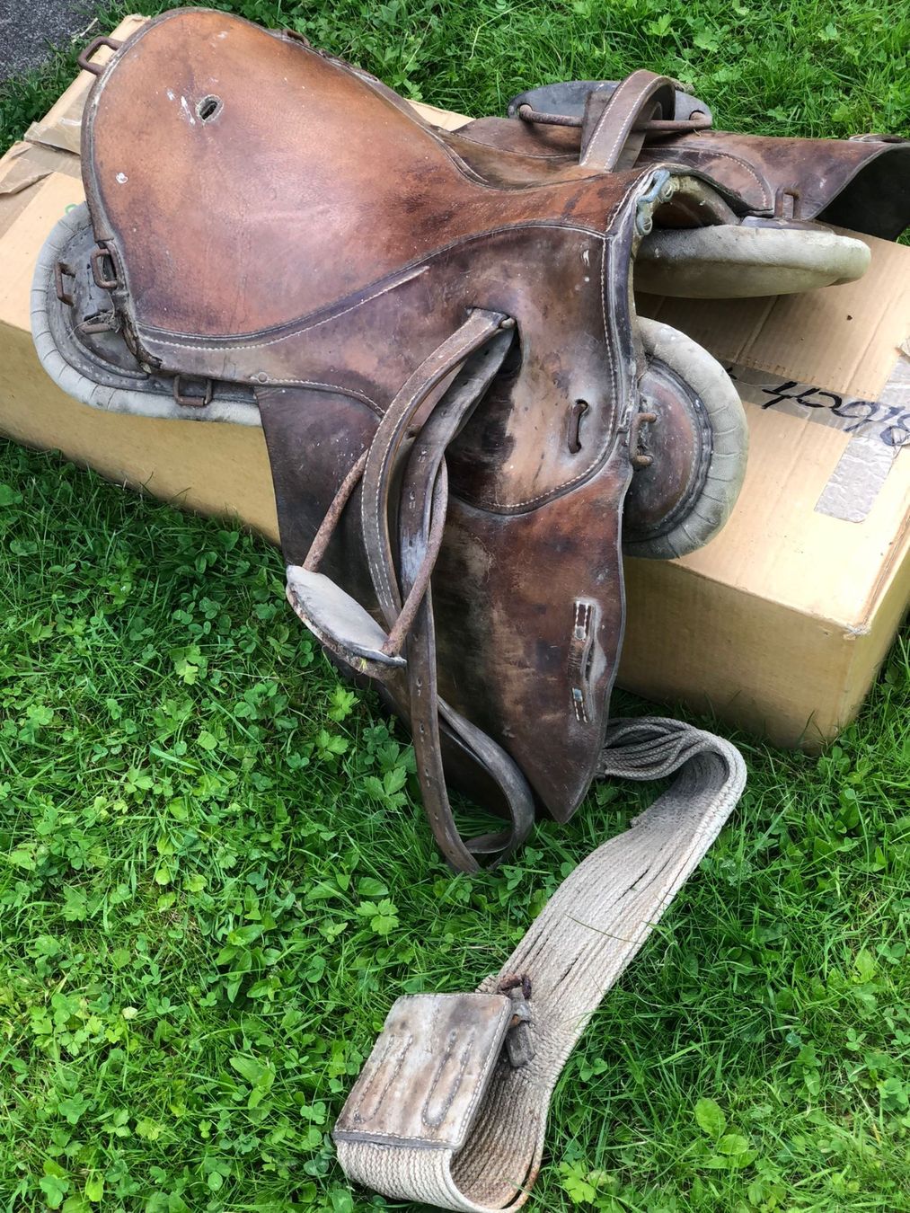 Selle & Accessori: Antiker Ledersattel – Usato da Röschenz venduto da Tashroal 1