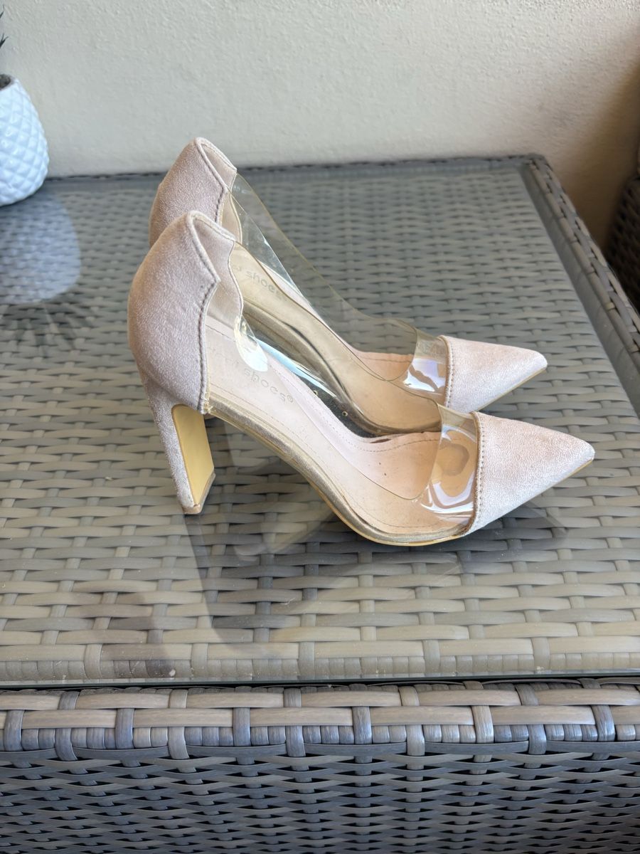 Scarpe da donna: Escarpins rose nude et transparent  – Nuovo (secondo la descrizione) da Genève venduto da ste_k6dj 1