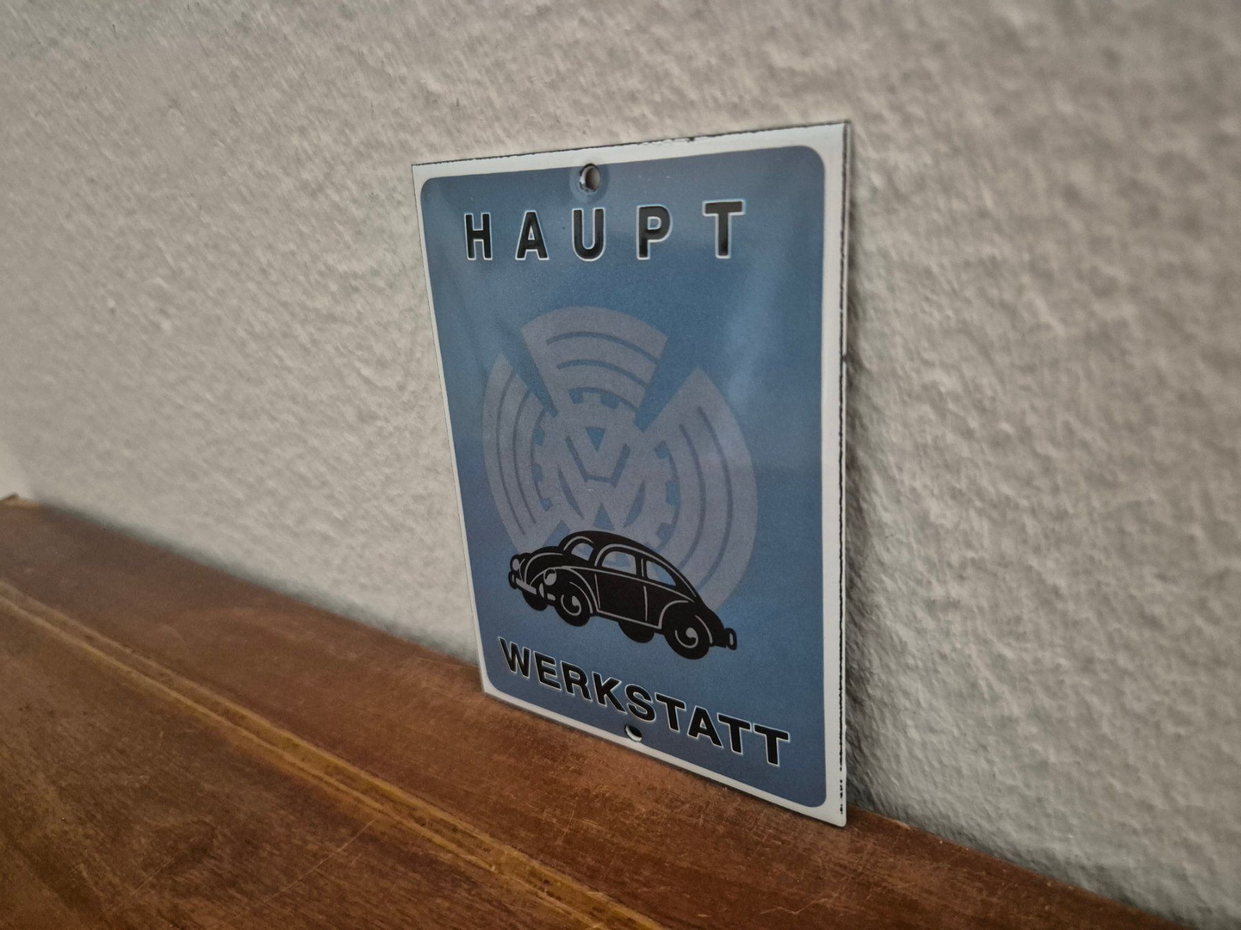 Volkswagen Insegne: Emailschild VW Käfer Werkstatt Auto Service Emaille Schild – Nuovo (secondo la descrizione) da Schaffhausen venduto da pfanis09 3