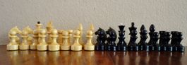 Schönes Schachspiel Figuren.