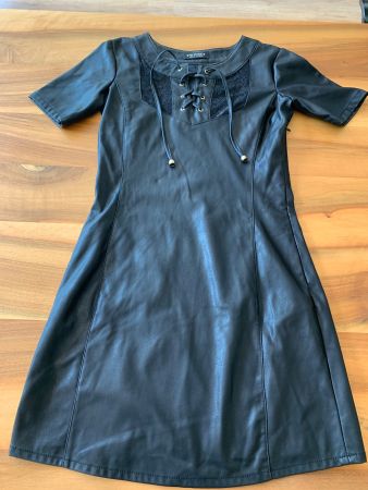 TWINSET Simona Barbieri Kunstlederkleid schwarz Gr. 36 (IT42