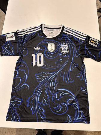 Maillot Argentine Messi 10 Noir Taille M