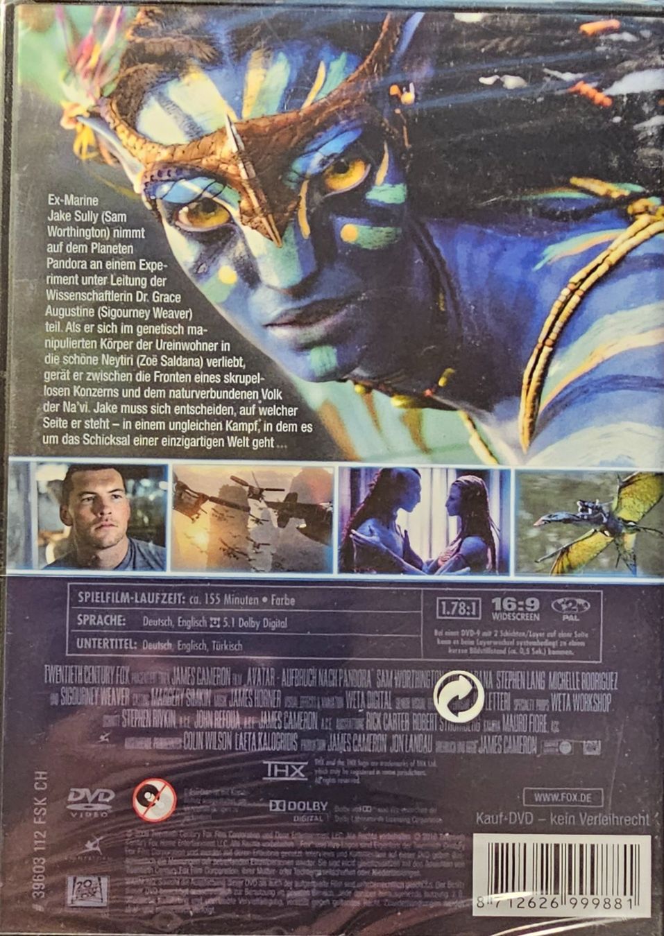 Tous les DVDs: Avatar - Aufbruch nach Pandora – Neuf avec emballage d'origine à Wahlen b. Laufen par Cg10 1