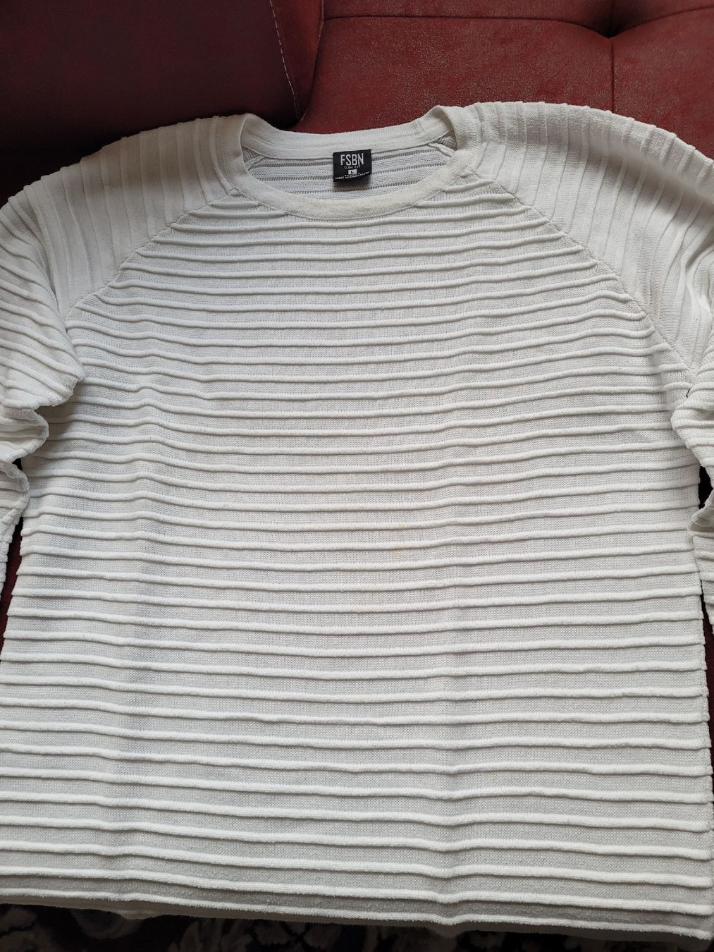 Pullover & Sweatshirts: FSBN Herren Pullover, Weiss, Gr. L - Top Zustand! – Neu (gemäss Beschreibung) aus Bassersdorf von Hyri.i