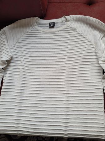 FSBN Herren Pullover, Weiss, Gr. L - Top Zustand!