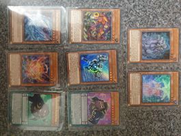 Yu-Gi-Oh! 8x Ultra Rare Karten – neuwertig