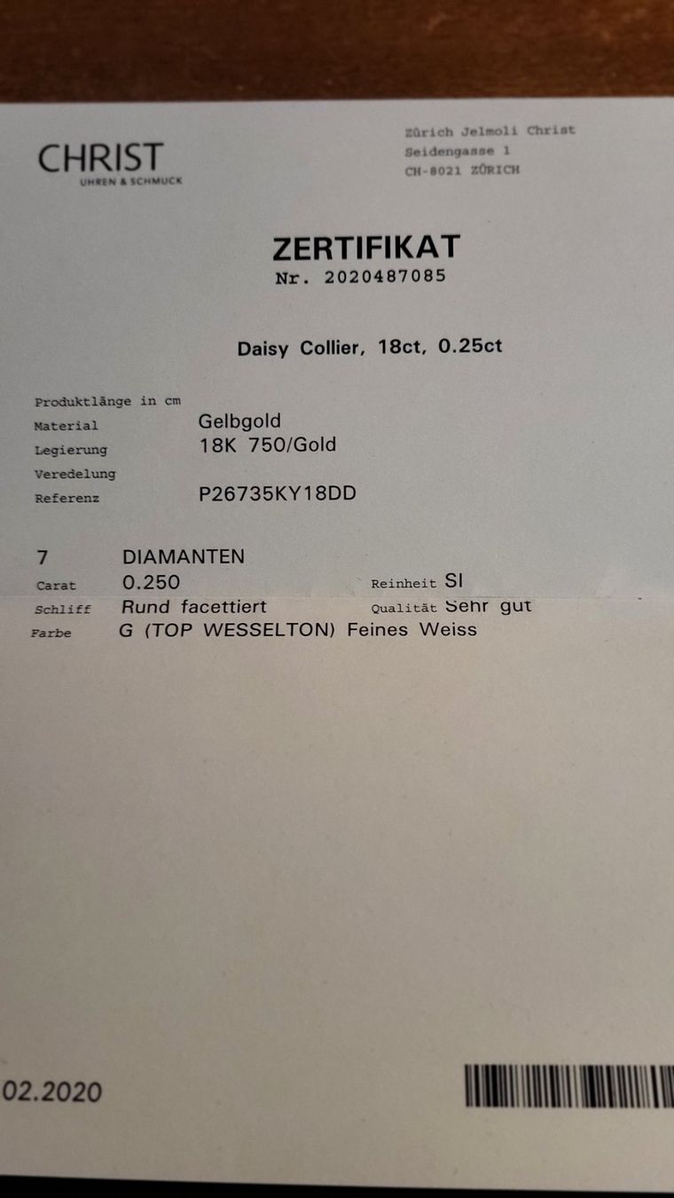 Catenine: Diamant Halskette – Nuovo (secondo la descrizione) da Zürich venduto da alb_8tyh 2