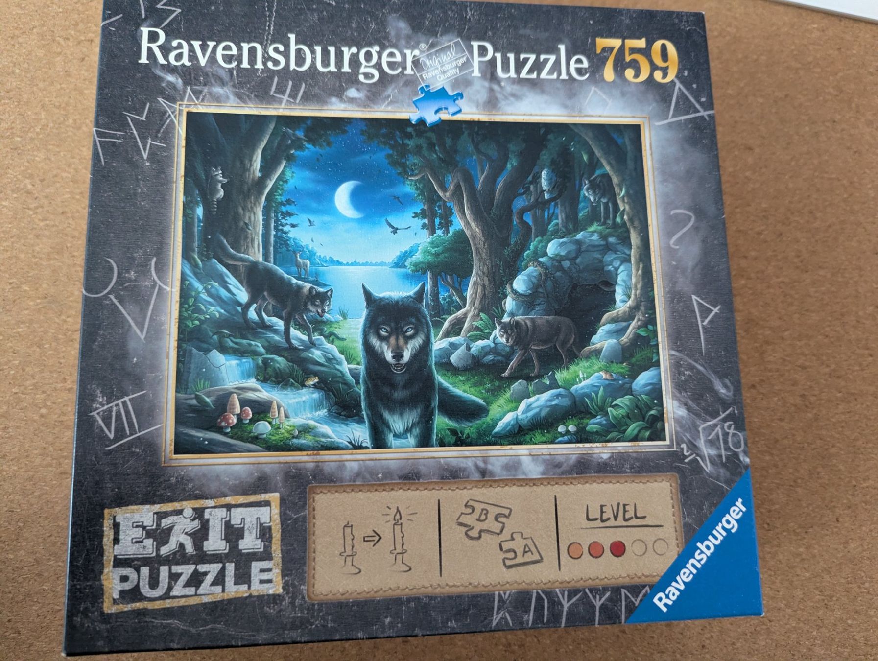 Ravensburger Puzzle: Ravensburger Escape Puzzle, Das Wolfsrudel – Usato da Wolhusen venduto da Irene88