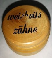 Dose für Weisheitszähne aus Holz