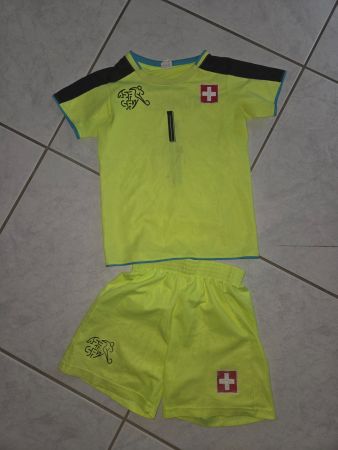 Torwarttrikot Schweiz Sommer Nr 1 gelb gebraucht