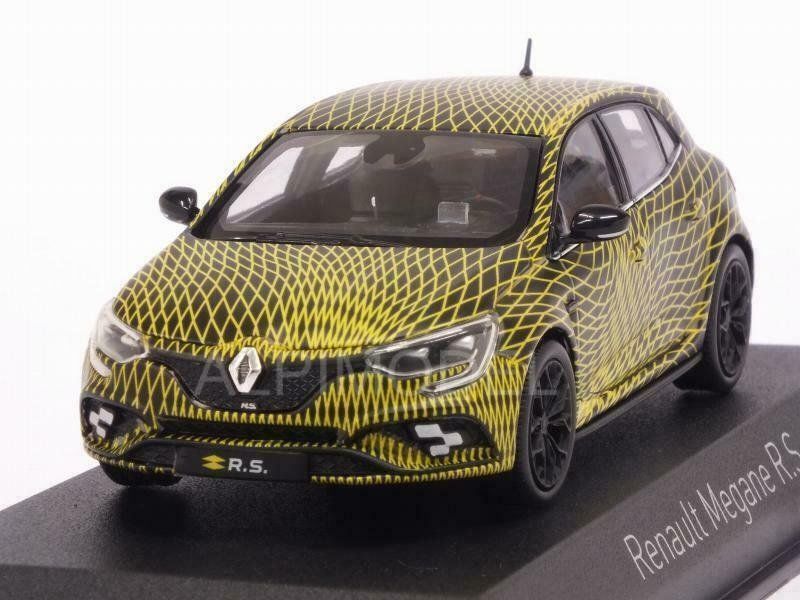 Renault Modellini d'auto: Renault Megane IV R.S. Test Version GP Monaco 2017 gelb- – Nuovo e nell'imballaggio originale da Gerlafingen venduto da espero88 2