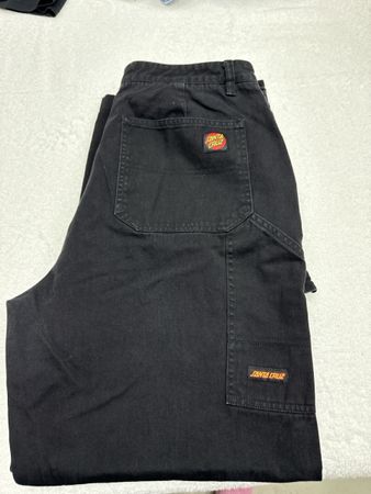 Pantalon Santa Cruz noir, taille 40/parfait pour l'hiver