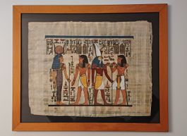 Ägyptischer Papyrus im Rahmen 1