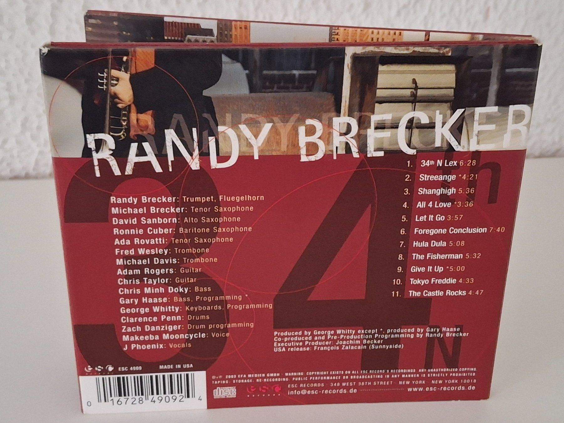 CDs: CD Randy Brecker - 34th N Lex / Jazz – Gebraucht aus Aarberg von Jackup1 1