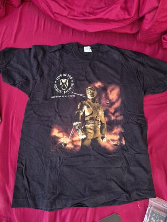 T-shirt XL Michael Jackson de sa tournée mondiale HIStor