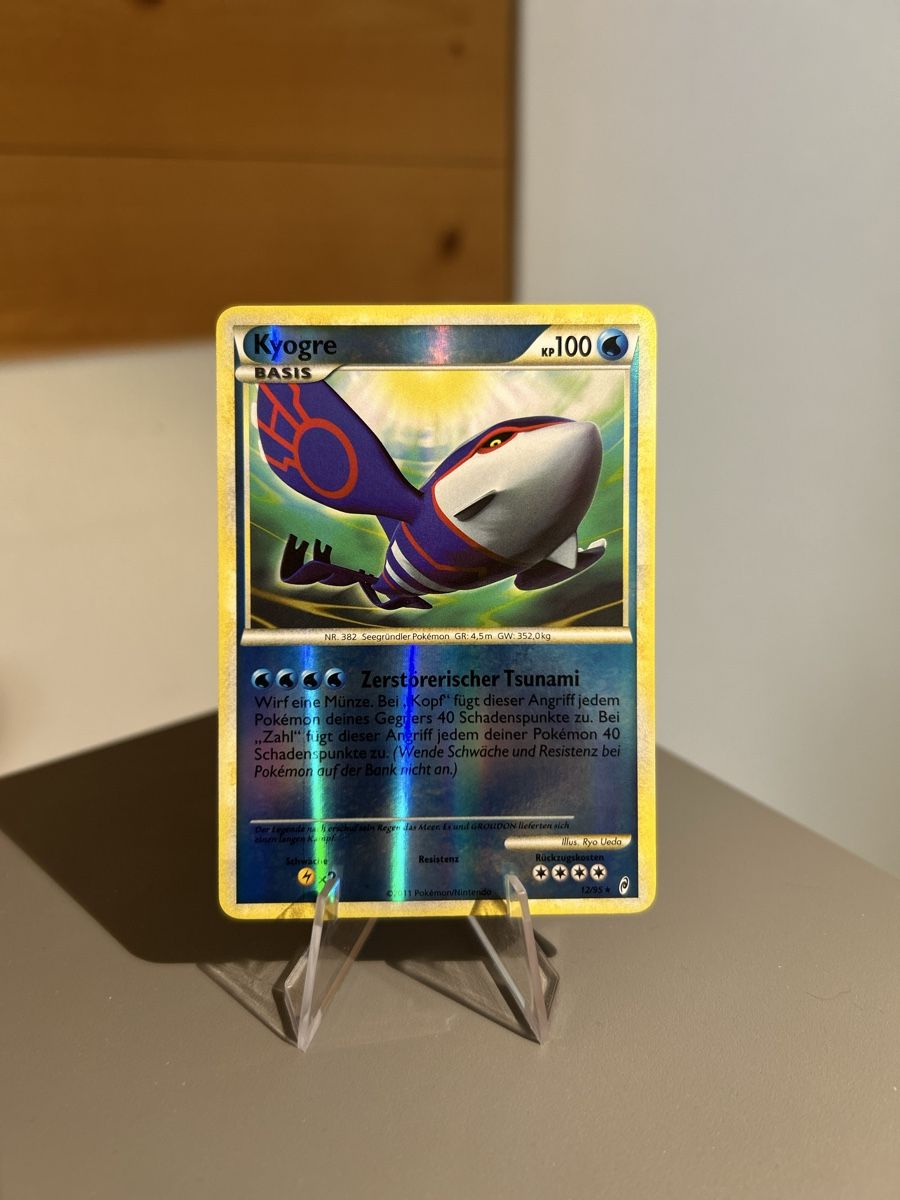 Pokémon Carte collezionabili: Pokemon Kyogre Reverse 12/95 (DE) – Usato da Vuadens venduto da Numispot