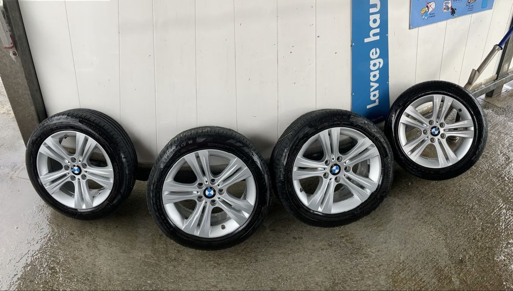Jeu de 4 roues BMW 17 pouces pneus 225/50 R17 (Gebraucht) in Fully für ...