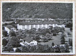 FOTO-AK FLIEGERAUFNAHME HOTEL BOLDT CASTAGNOLA - LUGANO 1953