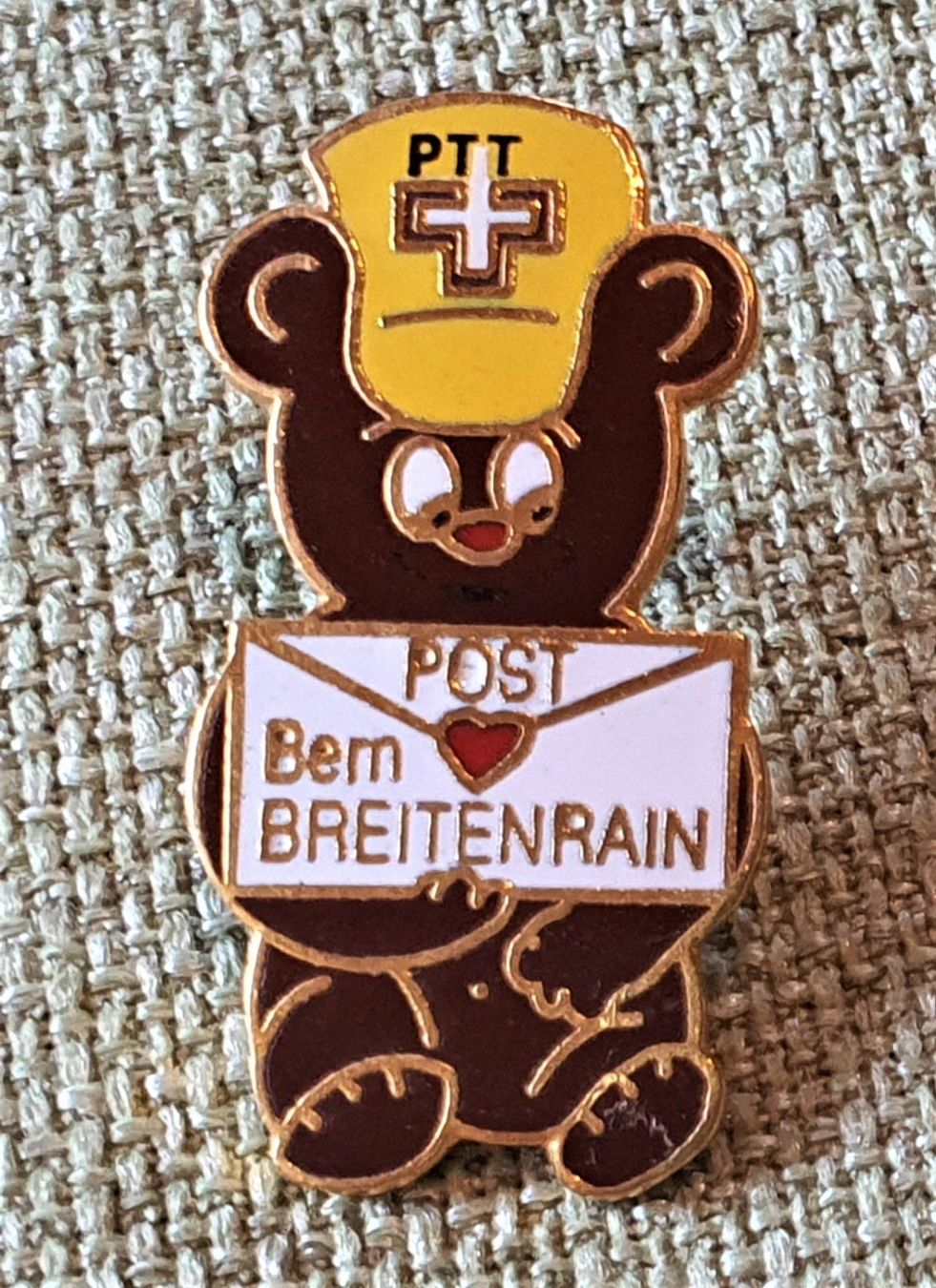 Placchette & Badge: G531 - Pin Bär PTT Post Bern Breitenrain – Usato da Reinach BL venduto da Boston-Verkauf