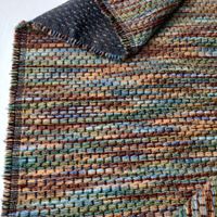 Ital. Designer Mantel Stoff Merino Viskose 2.50x1.40m