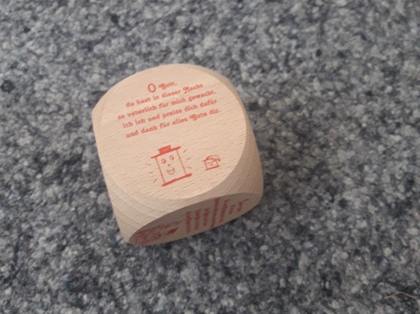 Holzartikel: Gebetswürfel aus Holz – Neu und originalverpackt aus Flüeli-Ranft von Silberfuchs6 2